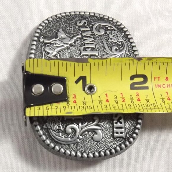 1991 Hesston National Finals Rodeo Miniature Commemorative Series Belt Buckle - Picture 7 of 9